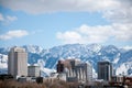 Salt Lake City Skyline Royalty Free Stock Photo