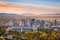 Salt Lake City, Utah, USA Downtown Cityscape Royalty Free Stock Photo