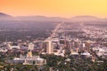 Salt Lake City, Utah, USA Downtown City Skyline Royalty Free Stock Photo