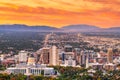 Salt Lake City, Utah, USA Downtown City Skyline Royalty Free Stock Photo