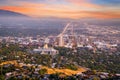 Salt Lake City, Utah, USA Downtown City Skyline Royalty Free Stock Photo