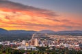 Salt Lake City, Utah, USA Downtown City Skyline Royalty Free Stock Photo