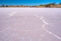 Salt lake Crosbie in Murray Sunset N.P. Royalty Free Stock Photo