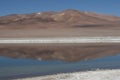 Salt Lake in the desert , Chile Royalty Free Stock Photo