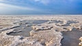 Salt Lake Karum aka Assale or Asale Afar, Ethiopia Royalty Free Stock Photo