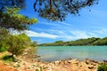 Salt lake in Telascica Nature Park,Croatia. Royalty Free Stock Photo