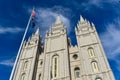 The Salt Lake Temple. The Church of Jesus Christ of Latter-day Saints , Salt Lake City, Utah, USA Royalty Free Stock Photo