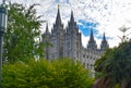 The Salt Lake Temple. The Church of Jesus Christ of Latter-day Saints. Salt Lake City, Utah, USA Royalty Free Stock Photo