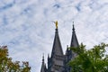 The Salt Lake Temple. The Church of Jesus Christ of Latter-day Saints. Salt Lake City, Utah, USA Royalty Free Stock Photo