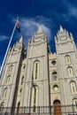 The Salt Lake Temple. The Church of Jesus Christ of Latter-day Saints, Salt Lake City, Utah, USA Royalty Free Stock Photo