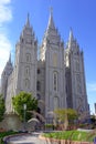 Salt Lake Temple, Salt Lake City, Utah Royalty Free Stock Photo