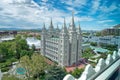 Salt Lake Temple in Salt Lake City, Utah, USA Royalty Free Stock Photo