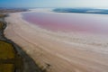 Salt Lake Tuz in the depths of the Anatolia Peninsula in Turkey