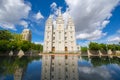 Salt Lake Utah Temple, Salt Lake City, Utah, USA Royalty Free Stock Photo