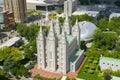 Salt Lake Utah Temple, Salt Lake City, Utah, USA Royalty Free Stock Photo