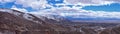 Salt Lake Valley and City panoramic views from the Red Butte Trail to the Living Room, Wasatch Front, Rocky Mountains in Utah Royalty Free Stock Photo