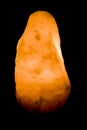 Salt lamp at Wieliczka salt mine Royalty Free Stock Photo