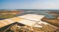 The salt marsh in sapal castro marim