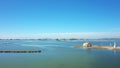 The salt marshes of Missolonghi and their small Orthodox chapel