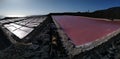 Salt mine of Fuencaliente. La Palma Island. Spain. Royalty Free Stock Photo