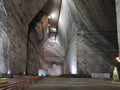 The salt mine in Slanic , Prahova County , Romania Royalty Free Stock Photo