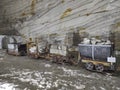 The salt mine in Slanic , Prahova County , Romania Royalty Free Stock Photo