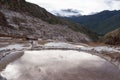 Salt mine terraces in Peru