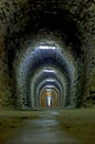 Salt mine tunnel Royalty Free Stock Photo