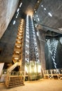 Salt Mine in Turda, Romania Royalty Free Stock Photo