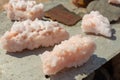 Salt mineral crystal in Namibia