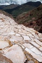 Salt Mines of Maras Royalty Free Stock Photo