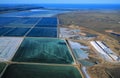 Salt mining at Dampier western Australia. Royalty Free Stock Photo