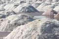 Salt mining in India Royalty Free Stock Photo