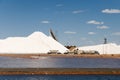 Salt Mounds - Port Hedland - Australia Royalty Free Stock Photo