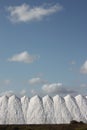 Salt mountains Royalty Free Stock Photo