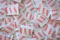 Salt Packets Royalty Free Stock Photo