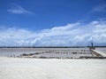 Salt pans on Grand Turk Island