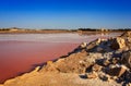 Salt pans, Trapani Royalty Free Stock Photo