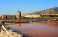 Salt pans, Trapani Royalty Free Stock Photo