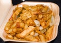 Salt and pepper Chips Take Away