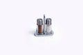 Salt & Pepper Shaker Jars Royalty Free Stock Photo