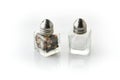 Salt and pepper Shakers isolated on the white background Royalty Free Stock Photo