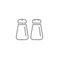 salt and pepper shakers. Vector illustration decorative design Royalty Free Stock Photo