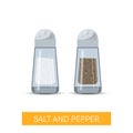 Salt and pepper vector icons Royalty Free Stock Photo