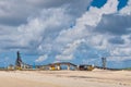 Salt Pier, Bonaire Royalty Free Stock Photo