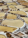 Salt Ponds In The Andes Royalty Free Stock Photo