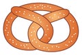 Salt pretzel icon