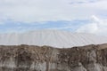 salt production on the field Royalty Free Stock Photo