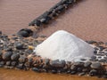Salt production at Salinas del Carmen, Fuerteventura