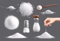 Salt Realistic Icon Set